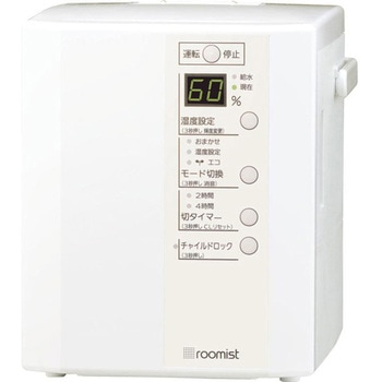 スチームファン 蒸発式 加湿器 roomist ピュアホワイト 三菱重工