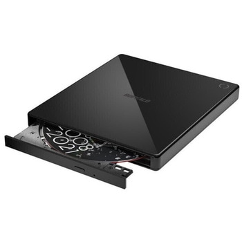 スマホ用CDレコーダー「ラクレコ」DVD再生&microSDスロット搭載モデル ブラック BUFFALO(バッファロー)