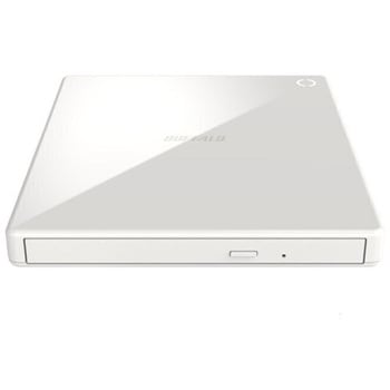 スマホ用CDレコーダー「ラクレコ」DVD再生&microSDスロット搭載モデル ホワイト BUFFALO(バッファロー)