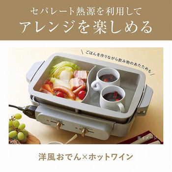 セパレートグリラー(グレー) コイズミ
