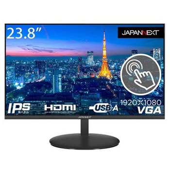 タッチパネル液晶ディスプレイ 23.8型/1920×1080/HDMI×1、VGA×1/ブラック/スピーカー JAPANNEXT