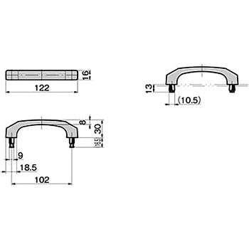 デンキ AP-267 ワンタッチ取手 | TAKIGEN | タキゲン製造株式会社