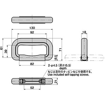 可倒式取手 TAKIGEN(タキゲン)