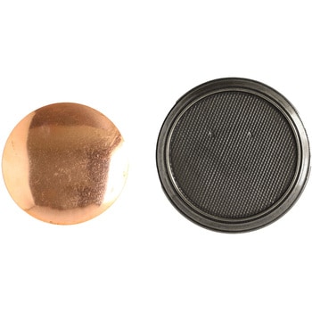 銅板付き アンティークデザイン ブローチ台 丸 NBK