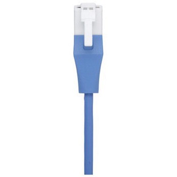 ツメの折れないLANケーブル カテゴリー6 ストレート スリム 0.5m ブルー - BUFFALO(バッファロー)