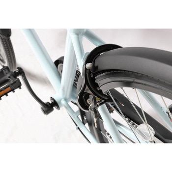 防災サイクル 27型 6段変速・LEDオートライト付 ノンパンク シティサイクル クロスバイク【完成組立品】 東部