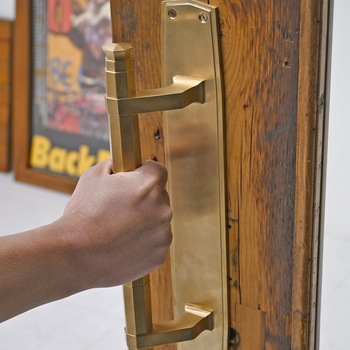 GALLUP Brass Brand(ブラス ブランド) ドアハンドル #001 Brass Brand Door Handle #001 Brass Products(ブラス・プロダクツ)