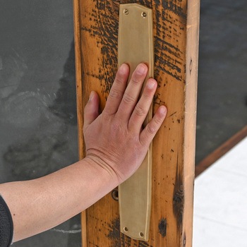 GALLUP Brass Brand(ブラス ブランド) プッシュプレート #001 Brass Brand Push Plate #001 Brass Products(ブラス・プロダクツ)