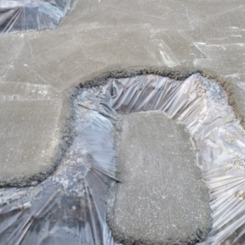 国産ポリシート#150×2000W(4000)×50m 土間シート 防湿 4m幅 二つ折り ワニ印