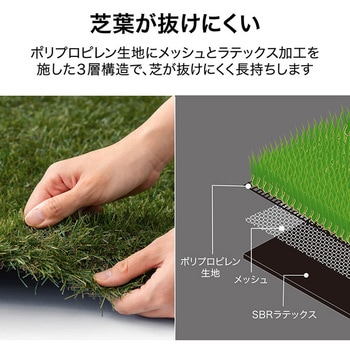 リアル人工芝 水抜き穴タイプ タカショー