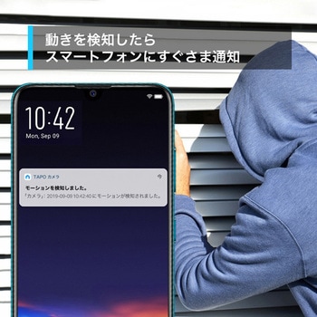 パンチルト ネットワークWi-Fiカメラ TP-LINK
