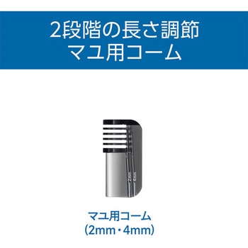 フェイス&マユシェーバー チャコールグレー コイズミ