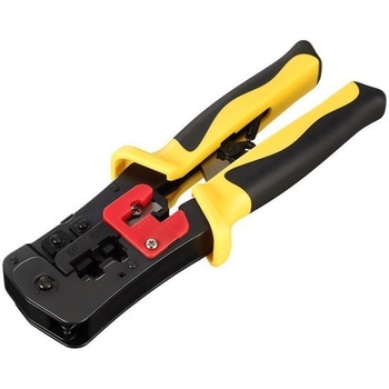 ラチェット付LANコネクターかしめ工具 8P8C/6P4C BUFFALO(バッファロー)