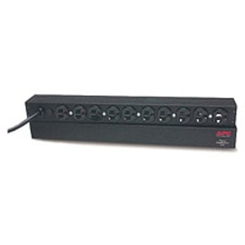 ラックマウントPDU Basic [In NEMA 5-15P Out (10)NEMA 5-15R 1U 100V 15A] シュナイダーエレクトリックHD