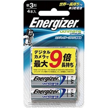 リチウム乾電池 単3形 4本入 ENERGIZER