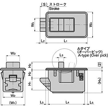 ワンタッチパネルファスナー(オーバーピック) TAKIGEN(タキゲン)