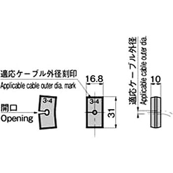 防水ケーブルクランプ TAKIGEN(タキゲン)