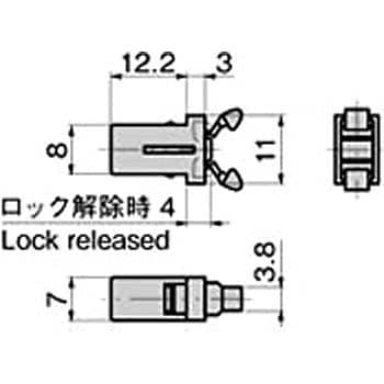 CP-573 ワンタッチキャッチ 1個 タキゲン(TAKIGEN) 【通販モノタロウ】