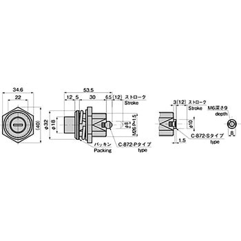 押ボタン錠 TAKIGEN(タキゲン)