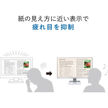 液晶ディスプレイ 21.5型/1920×1080/HDMI、DisplayPort、D-Sub/セレーングレイ/スピーカー：あり EIZO
