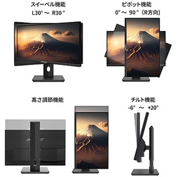 液晶ディスプレイ 21.5型/1920×1080/HDMI×VGA×1/ブラック/スピーカー：有 JAPANNEXT