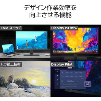 液晶ディスプレイ 25型/2560×1440/HDMI、DisplayPort、USB-C(65W給電)/ダークグレー/スピーカー：あり BenQ(ベンキュー)