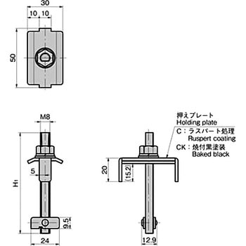 ステンレス DカットITファスナー TAKIGEN(タキゲン)