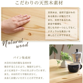 北欧テイスト ダイニング3点セット コンパクト梱包 天然木製 【Salute-サルーテ】 - ホームテイスト