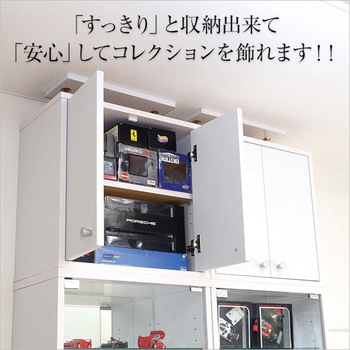 コレクションラック【-Luke-ルーク】深型ハイタイプ(専用上置き) ホームテイスト