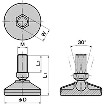 ロータリープレイン(M12×L2=25) TAKIGEN(タキゲン)