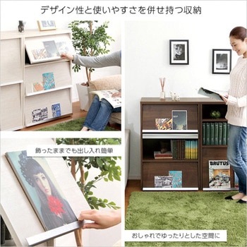 収納家具【DEALS ディールズ 】 フラップ扉3枚タイプ ホームテイスト