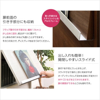 収納家具【DEALS ディールズ 】 フラップ扉3枚タイプ ホームテイスト