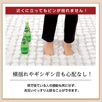 ポケットコイルスプリングマットレス【-Robilia-ロビリア】(セミダブル用)※ロール梱包でラクラク搬入可能!※ ホームテイスト