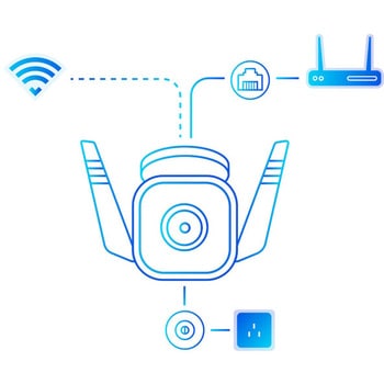 屋外セキュリティWiFiカメラ TP-LINK