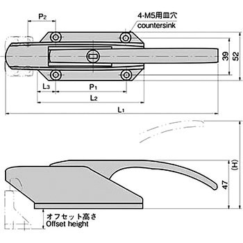 ステンレス 密閉用ハンドル TAKIGEN(タキゲン)