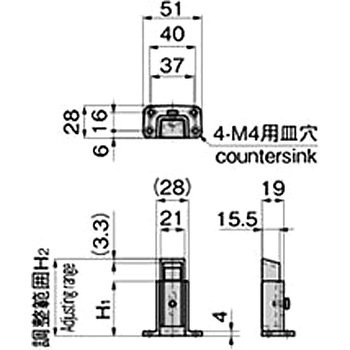 ステンレス ギアハンドル受け TAKIGEN(タキゲン)
