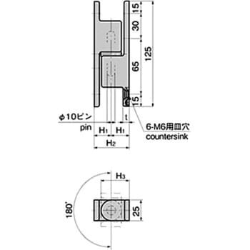 コーナー抜差蝶番 TAKIGEN(タキゲン)