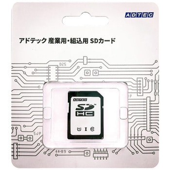 アドテック EHC04GSITFCECDZ 産業用 SDHCカード 4GB Class10 UHS-I U1 SLC ブリスターパッケージ