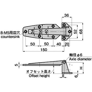 ステンレス リーフヒンジ TAKIGEN(タキゲン)