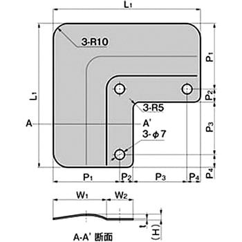 ステンレス コーナーブラケット