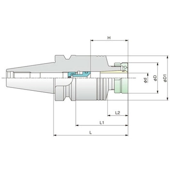 BBT40 グリーンG1チャック ユキワ精工
