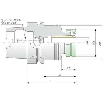 HSK63A グリーンG1チャック ユキワ精工