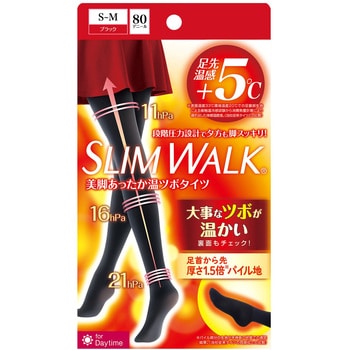 25スリムウォーク美脚あったか温ツボタイツSM ピップ