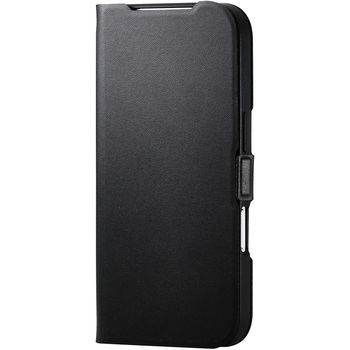 iPhone17 Pro ケース レザー 手帳型 マグネット 衝撃吸収 超軽量 薄型 スタンド機能付 UltraSlim エレコム