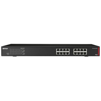 法人向け Giga対応 Layer2 アンマネージPoEスイッチ 16ポート BUFFALO(バッファロー)