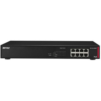 法人向け Giga対応 Layer2 アンマネージPoEスイッチ 8ポート BUFFALO(バッファロー)