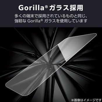 iPhone17 Pro ガラスフィルム 高透明 ブルーライトカット 衝撃吸収 10H Gorilla(R) 薄型 指紋防止 気泡防止 - エレコム