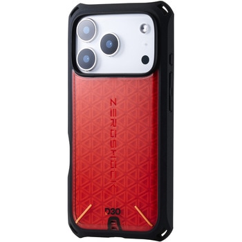 iPhone17 Pro ケース ハイブリッド D3O(R) 超衝撃保護 フィルム付 ZEROSHOCK エレコム