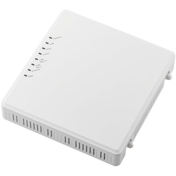 法人用無線AP/Wi-Fi6(11ax)対応/2x2(1201+574Mps)同時通信対応/インテリ/PoEパススルー機能付き エレコム