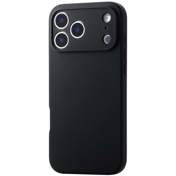 iPhone17 Pro Max ケース ハイブリッドシリコン MAGKEEP 磁力吸着ワイヤレス充電対応 アンチダストコート エレコム
